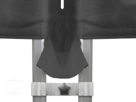 Set de raccordement de 3 m de côté pour tonnelles pliantes PREMIUM et PROFESSIONAL, 40 mm, PES, noir