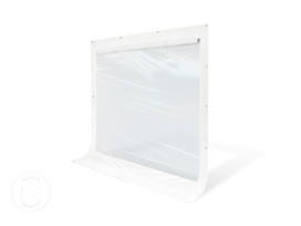 Panneau latéral en PVC 2 x 2 m avec fenêtre panoramique et store Panneau latéral en PVC 2 x 2 m avec fenêtre panoramique et store