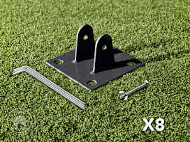 Jeu de plaques de base pour tente nomade, 8 pièces