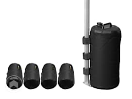 4 sacs de lestage à eau pour tonelles pliantes, 20L chacun 4 sacs de lestage à eau pour tonelles pliantes, 20L chacun