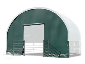 Portail métallique pour tente de pâturage Professional 6x6 m
