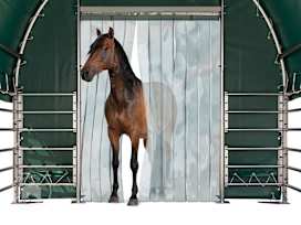 Rideaux à lanières pour tente de pâturage Professional 3x3 m