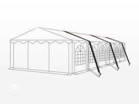 Zestaw przeciwburzowy 20 m - z gwoździami mocującymi