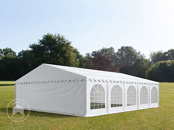 8x10m Namiot imprezowy, PVC 750, biały 8x10m Namiot imprezowy, PVC 750, biały