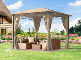 Pawilon ogrodowy Rendezvous Premium szaro-brązowy, 3x3m Pawilon ogrodowy Rendezvous Premium szaro-brązowy, 3x3m