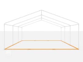 Uniwersalna rama podłogowa 06x06 do namiotów imprezowych, pawilonów