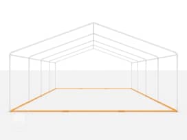 Uniwersalna rama podłogowa 06x08 do namiotów imprezowych, pawilonów