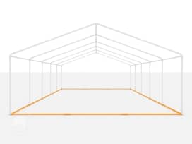 Uniwersalna rama podłogowa 06x10 do namiotów imprezowych, pawilonów
