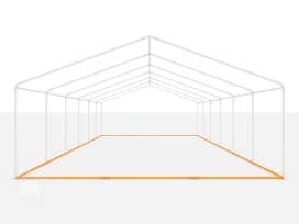 Uniwersalna rama podłogowa 6x12 do namiotów imprezowych, pawilonów