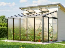 324 x 194 cm Szklarnia przyścienna
