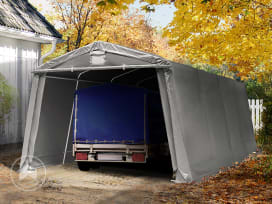 3,3x6,2m, Namiot garażowy, PVC 500, szary
