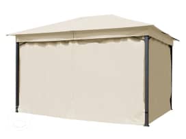Ściany boczne (4 szt. komplet) do pawilonu ogrodowego Sunset Classic  3x4m, kolor szampański 