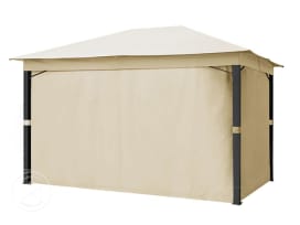 Ściany boczne (4 szt. komplet) do pawilonu ogrodowego Sunset Premium 3x4m, kolor szampański