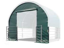 Konstrukcja bramy metalowej do profesjonalnego namiotu dla bydła 4x4 m