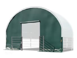 Konstrukcja bramy metalowej do profesjonalnego namiotu dla bydła 6x6 m