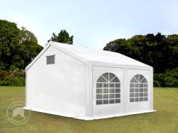 Partytent 3x4 m, PE 550, met Grondframe, wit