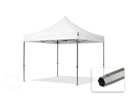 3x3 m Easy Up partytent, PREMIUM staal 40mm, wit