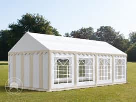Partytent 4x8 m, PVC 700, beige wit Partytent 4x8 m, PVC 700, beige wit