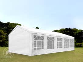 Partytent 4x10 m, PE 350, wit Partytent 4x10 m, PE 350, wit