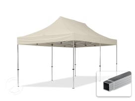 3x6 m Easy up partytent, ECONOMY alu 32mm, crème