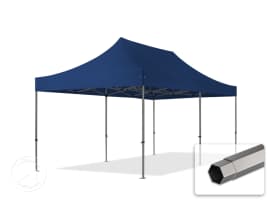 3x6 m Easy up partytent, PREMIUM staal 40mm, blauw 3x6 m Easy up partytent, PREMIUM staal 40mm, blauw