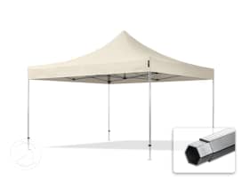 4x4 m Easy up partytent PROFESSIONAL alu 40mm, crème 4x4 m Easy up partytent PROFESSIONAL alu 40mm, crème
