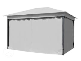 Zijwanden (4-delige set) voor tuinpaviljoen Sunset Classic 3x4, stone