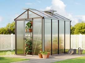 199 x 263 cm Tuinkas, Standaard Aluminium (natuur), Actieset - Pro 2