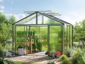 311 x 235 cm Tuinkas, Standaard Aluminium (natuur)