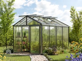 235 x 311 cm Tuinkas, Standaard Aluminium (natuur) 235 x 311 cm Tuinkas, Standaard Aluminium (natuur)