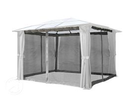 Muggennetten (4st.) voor Tuinpaviljoen Moonlight Deluxe, grey, 3x3,65m