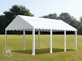 Partytent 3x6 m zonder zijwanden, PVC, wit Partytent 3x6 m zonder zijwanden, PVC, wit