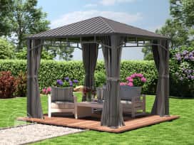 Tuinpaviljoen Hardtop Sunset Superior, loft grey, 3x3 m Tuinpaviljoen Hardtop Sunset Superior, loft grey, 3x3 m