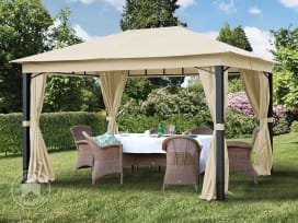 Tuinpaviljoen Sunset Premium, crème, 3x4m
