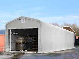 Tenthal 5x20 m, PVC zeil, grijs, zonder statica Tenthal 5x20 m, PVC zeil, grijs, zonder statica