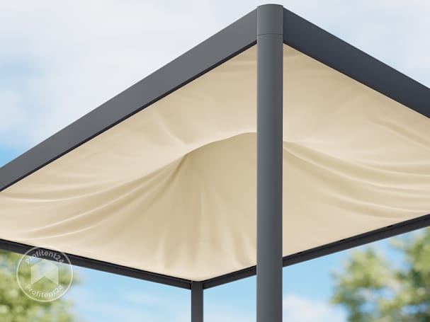 Schaduwdoek voor tuinpaviljoen Luma Deluxe 3x4 crème Schaduwdoek voor tuinpaviljoen Luma Deluxe 3x4 crème