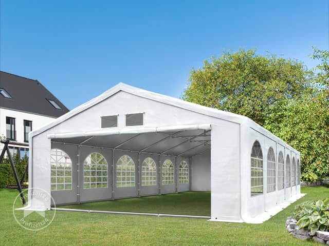 TOOLPORT 5x10m Partyzelt, PE-Plane, weiÃ... TOOLPORT 5x10m Partyzelt, PE-Plane, weiÃ...