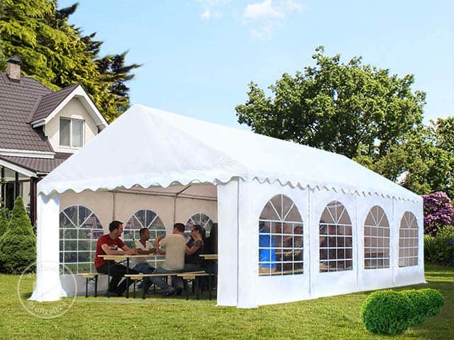 TOOLPORT 4x6m Partyzelt, PVC-Plane, dunk... TOOLPORT 4x6m Partyzelt, PVC-Plane, dunk...