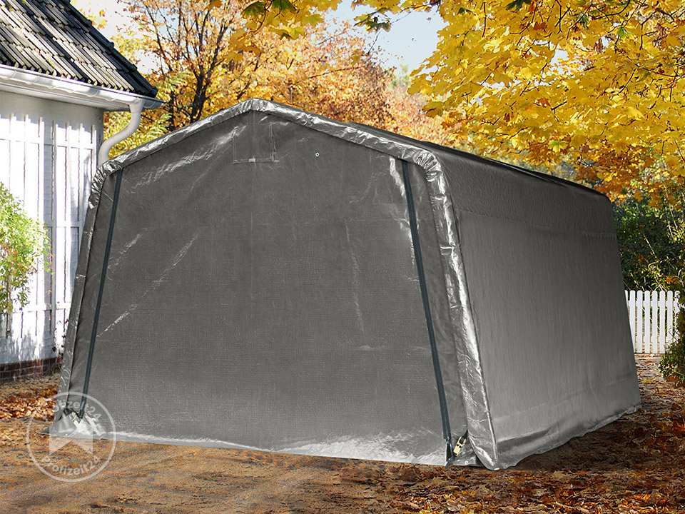TOOLPORT 3,3x4,7m Zeltgarage, PE-Plane, ...