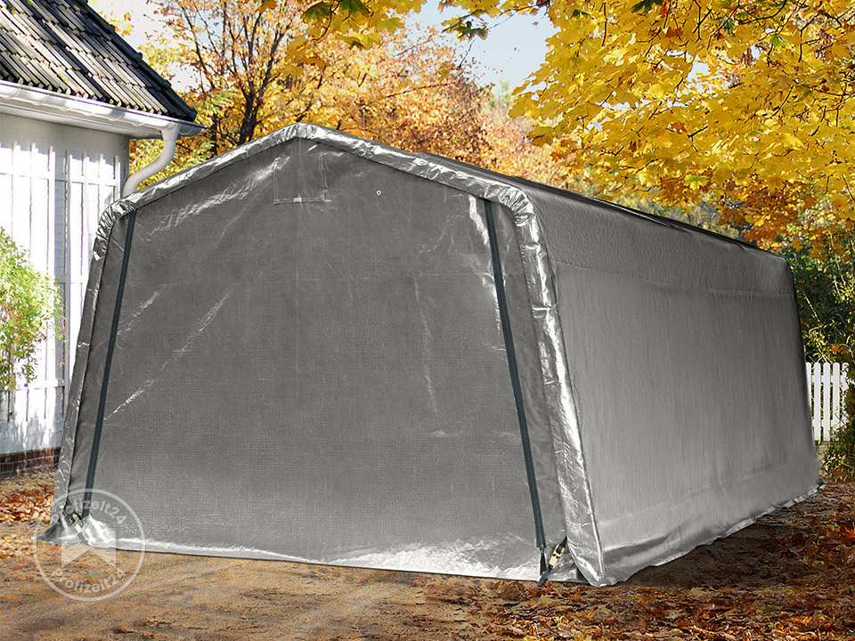 TOOLPORT 3,3x6,2m Zeltgarage, PE-Plane, ...