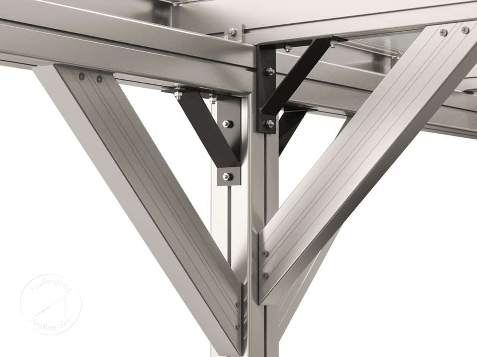 GFP 3,05x5,04m Carport, Aluminium eloxiert - (GFPV00950) GFP 3,05x5,04m Carport, Aluminium eloxiert - (GFPV00950)