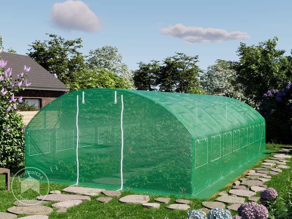 TOOLPORT 4x8m Foliengewächshaus, PE-Pla... TOOLPORT 4x8m Foliengewächshaus, PE-Pla...