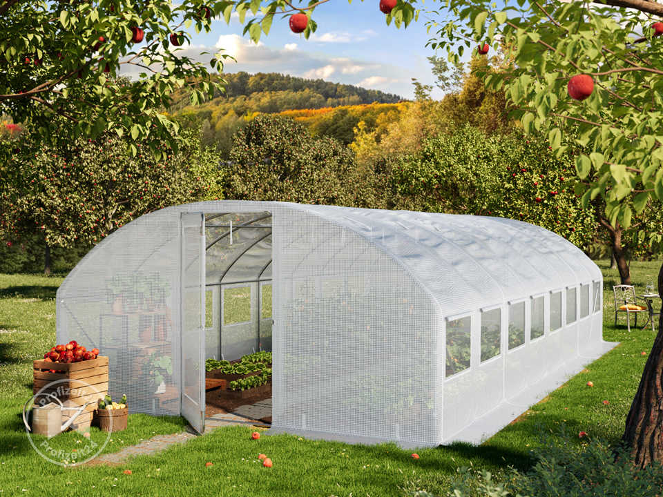 TOOLPORT 4x8m Foliengewächshaus, PE-Pla... TOOLPORT 4x8m Foliengewächshaus, PE-Pla...