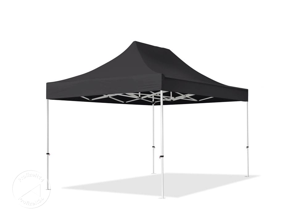 TOOLPORT 3x4,5m Stahl Faltpavillon, inkl. 4 Seitenteile, schwarz - (59359) TOOLPORT 3x4,5m Stahl Faltpavillon, inkl. 4 Seitenteile, schwarz - (59359)