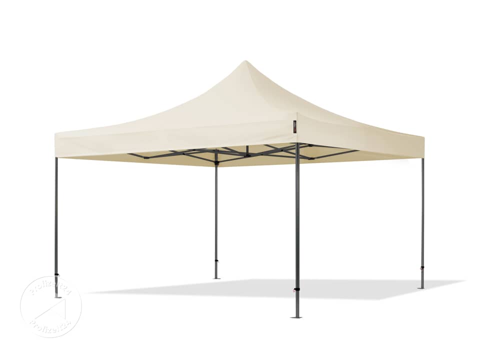 TOOLPORT 4x4m Stahl Faltpavillon, inkl. ...