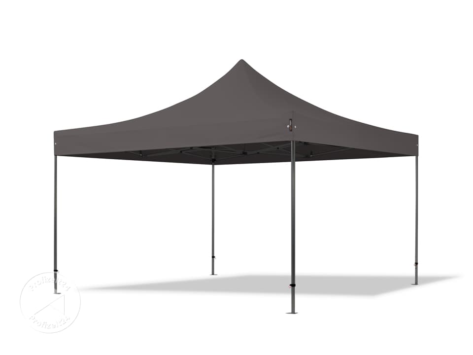 TOOLPORT 4x4m Stahl Faltpavillon, inkl. ...