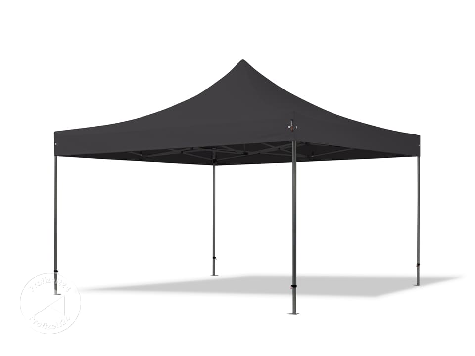 TOOLPORT 4x4m Stahl Faltpavillon, inkl. ...