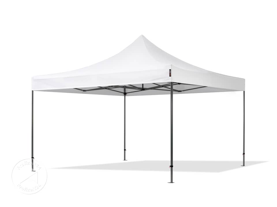 TOOLPORT 4x4m Stahl Faltpavillon, inkl. ...