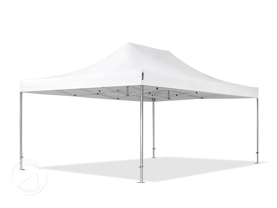 TOOLPORT 4x6m Aluminium Faltpavillon, inkl. 4 Seitenteile, weiß - (582245)