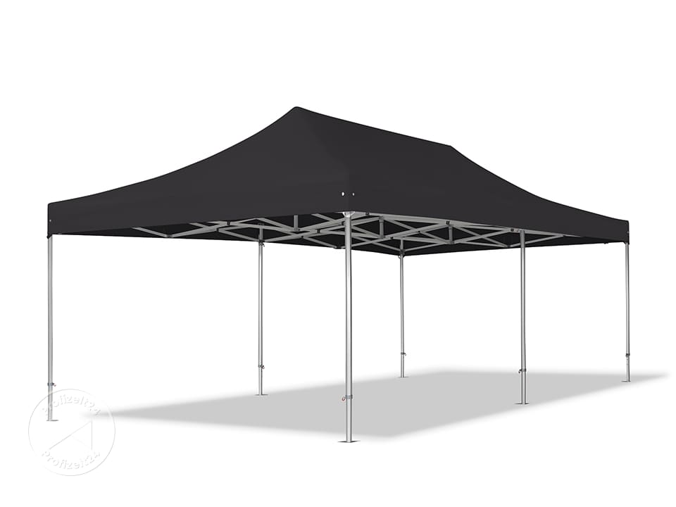 TOOLPORT 4x8m Aluminium Faltpavillon, inkl. 4 Seitenteile, schwarz - (581981) TOOLPORT 4x8m Aluminium Faltpavillon, inkl. 4 Seitenteile, schwarz - (581981)